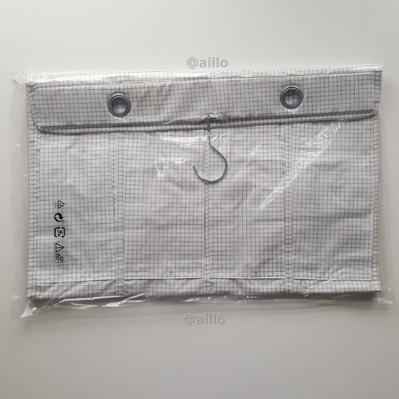 IKEA STUK Hanging shoe organizer with 16 pockets, white gray - Picture 7 of 16